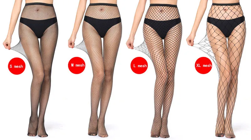 Women Long Fishnet Stockings Fish Net Pantyhose Mesh Tights Lingerie Skin Thigh High Stocking Black Lingerie Accessories Daraz.pk