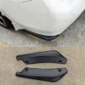 Universal Rear Bumper Canards Lip Bumper Deflector 02 Pcs. 