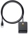 CSL - USB Smart Card Reader - Plug and Play - Power Status LED - USB Bus Powered - HBCI Capable - Windows 10 11 Compatible - Black - No ID Card R1902. 