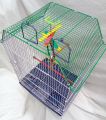 cage for birds single portion 18"x14"x23" with hanging toy. 