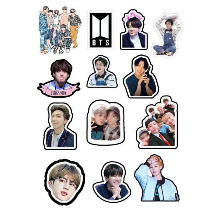 BTS jungkook kpop Stickers Pack for Laptop Car Bike Phone DIY Stickers