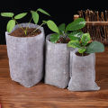 100Pcs Nursery Bag Good Nutrient Absorb Ability Permeability Non-woven Plants Grow Pouch for Home. 
