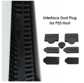 For PlayStation 5 7pcs Silicone Dust Plugs Set USB Interface Anti-Dust Cap Dust proof Cover for PS5 Game Console. 