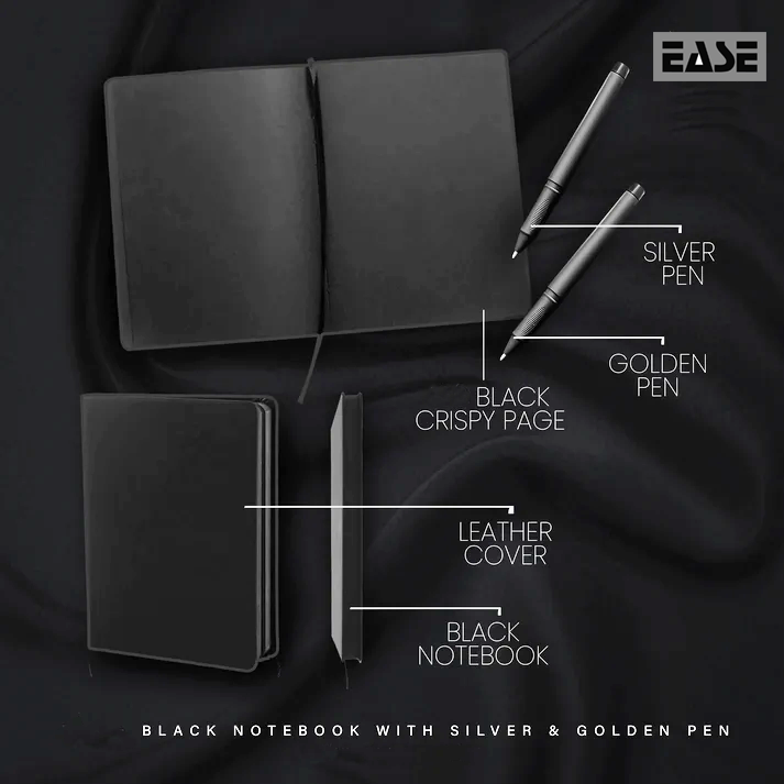 Best%20Choice%20Black%20Paper%20Notebook%20/%20Black%20Paper%20Journal%20with%20Black%20Cardboard%20Hardcover%20Notebook%20Black%20Pages%20Sketch%20-%20Image%205