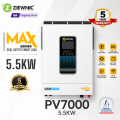 Ziewnic MAX PV7000 Solar Hybrid Inverter 5.5KW | Dual Output | Pure Sine Wave | Brand Warranty | Ziewnic Solar Energy Official Store. 