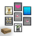 6x8" 7 Pcs Girls Room Frame set, Aesthetic Picture Frames, Nursery Decor, Bedroom Decor. 