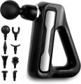 Blueidea Electric Original Triangle Fascial Deep Tissue Muscle Fitness Rechargeable Full Body Relaxation Pain Relief Machine for Unisex Chargeable Facial Muscle Massage 32 speeds 8X Heads Cordless Rechargeable Handheld Body Shaping Exercise Massager. 
