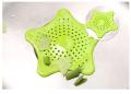 Pack of 2 Silicone Rubber Five-pointed Star Sink Filter Sea Star Drain Cover Sink Strainer Leakage Filter for Kitchen and Bathroom. 