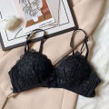 Flourish Fashion new style Cute Lace Flower embroidered Adjustable Straps soft and comfortable Push Up Bridal Padded Bra 017 & 834. 