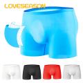 Loveseason Features: This Ice Silk Boxer Briefs Is Ultra-thin And Light, Comfortable And Breathable, See-through, Translucent, Low Waist.. 