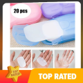 20PCS Portable Paper Soap Disposable Soap Paper Flakes Washing Cleaning Hand for Kitchen Toilet Outdoor Travel Camping Hiking. 