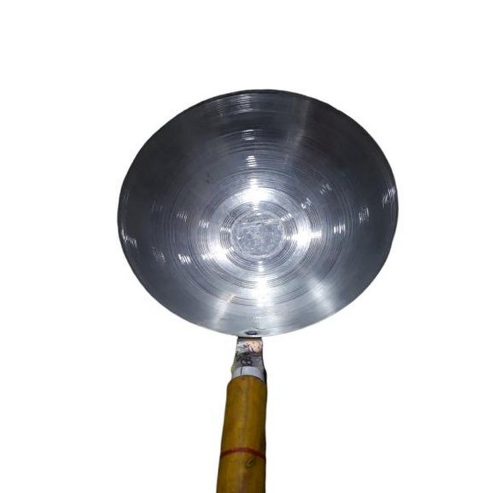 Frying Wok Metal Karahi Pan Iron Karahi With Single Wooden Handle Frying Pot Frying Pan