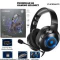 Phonikas Q9 Gaming Bluetooth Wireless Headphones With Removable External Mic - PHOINIKAS Q9 Gaming Headset 3.5mm Wired/Wireless bluetooth5.0 40mm Driver LED Light Over-ear Headphone with Mic for Computer PC PS3/4. 