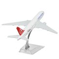 Turkish Airlines B777 Diecast Airplane Model 16cm | 1:400 Metal Aircraft Model Toy | Premium Decoration & Collectible. 