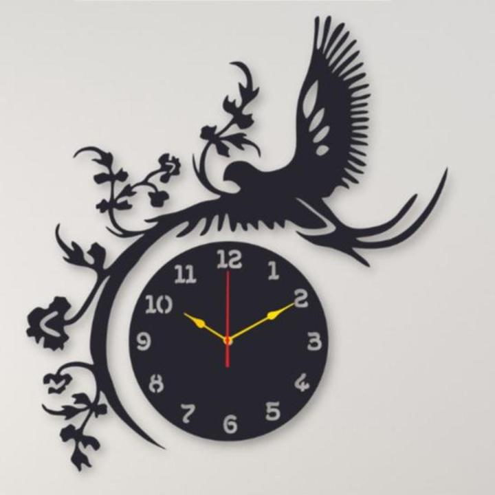 Wall Clock ‘Eagle clock’ Perfect & Stylish Eagle Wall Clock ‘Eagle clock’ for Every Room: Digital, Wooden, 3D, and Fancy Designs for Kitchen, Bedroom, and Drawing Room'H25'