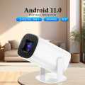HONGTOP P30 Smart Mini android Projector Android 11 WiFi6 Support 4K 1080P Projector 2.4G&5G WiFi 1280*720P Smart Home Cinema Portable Projector home theater projector system indoor outdoor. 