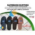 Washroom Soft Rubber Plastic Non-Slip Shower Slippers with Bubble Massage – Random Colors. 