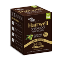 KalaKola Hairwell Shampoo Hair Color (Dark Brown) Sachet Box. 