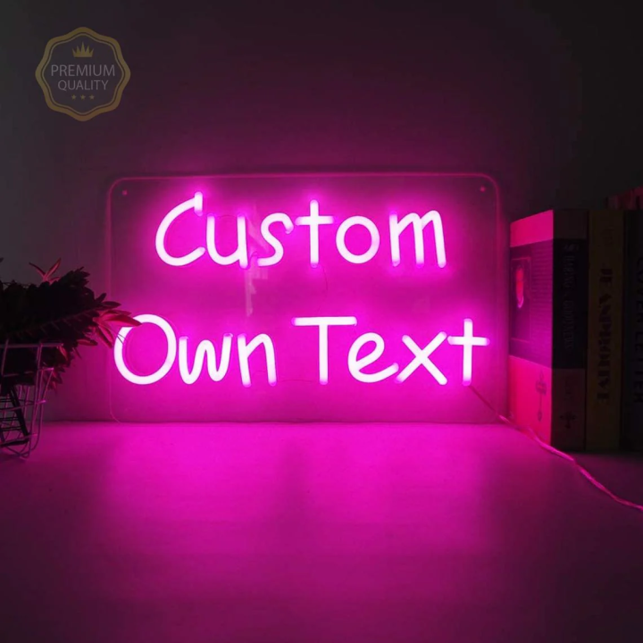 Customized Neon Sign, custom neon text, Logo { 2 alphabets in 0.5 ...