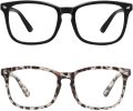 MEETSUN Blue Light Blocking Glasses, Anti Eye Strain Headache (Sleep Better),Computer Reading Glasses UV400 Transparent Lens. 