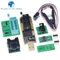 CH341A 24 25 Series EEPROM Flash BIOS USB Programmer Module + SOIC8 SOP8 Test Clip + 1.8V adapter + SOIC8 adapter DIY KIT. 