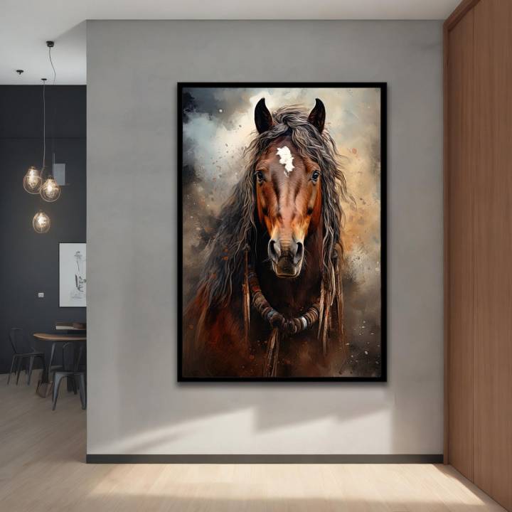 Horse%20Canvas%20painting%20Print,%20Animal%20canvas%20wall%20art,%20Modern%20Home%20Decor%20Ideas%20with%20wall%20hanging%20paintings%20for%20Home%20and%20Office%20-%20Image%202