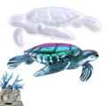 Turtle Candle Mold Semi 3D Silicone Turtle Mold Tortoise Resin Mold Tortoise Silicone Mold Epoxy Resin Mold Tortoise Soap Mold Decoration Wall Decor Molds For Candles. 