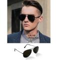 Black Aviator Sunglasses For Boys & Girls Metal Frame Sunglasses. 