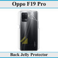 Oppo F19 Pro Back Clear Jelly Protector Soft Film Protection Hydrogel Film Protector For Oppo F19 Pro. 