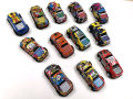 3 Pcs Set - Alloy Light Metal Pull Back Cars Toys For Kids. 