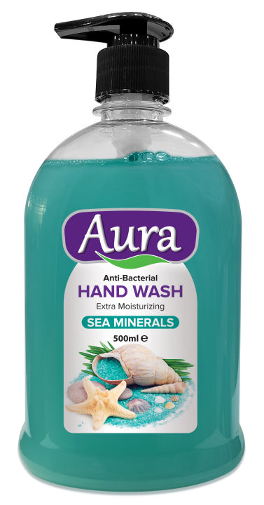 Aura Anti-Bacterial Liquid Handwash Sea Minerals 500ML