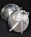 Tin Box in Beautiful Round Shape for Multipurpose. 