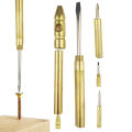 Copper Hammer Household Gold Hammer 6 in 1 Multifunction Mini Brass Hammer and Screwdriver Ideal Hand Tools for Jewelers Watchmakers. 