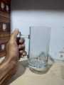 2 Pcs Plain Juice Mugs Transparent Glass 415ml. 