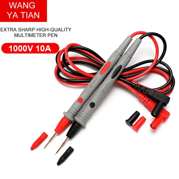 High Quality Multimeter Test Leads Banana Plug, Digital Multimeter Probes Electrical Test Probe 10A 1000V