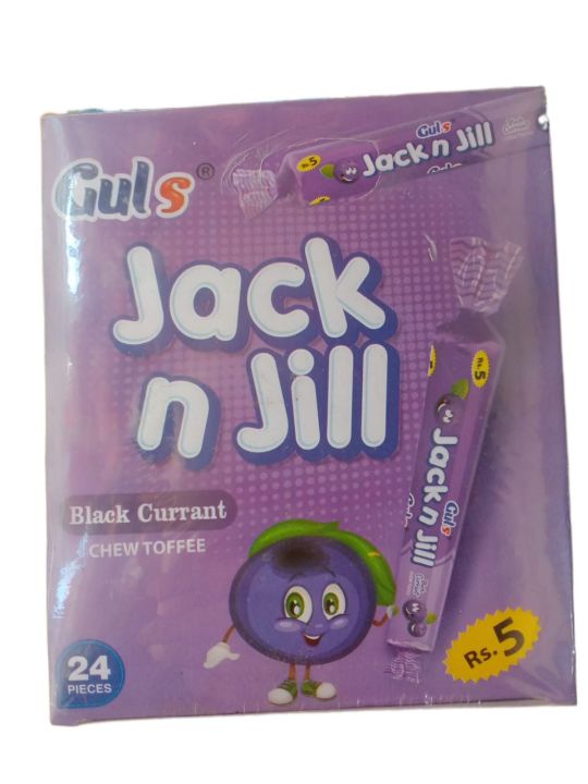 Jack n Jill Chew Toffee (Black Currant) - Pack of 24