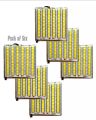 PACK OF SIX - 120 Led Array Cool Bright White Light Panel Board DC 12V. 
