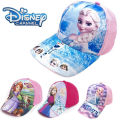 Disney Anime Toys Frozen Hat Elsa Anna Baseball Cap Summer Breathable Shade Cap Girls Minnie Sophia Adjustable Frozen Hat. 
