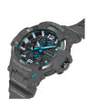 Casio G Shock Master Of G-Air (Gravitymaster) Shock Resistance Carbon Core Guard Structure Round Grey Carbon Fiber Case Solar Power, Bluetooth, World Time, Phone Finder, Stop Watch, Timer, Alarm, LED Light, Calendar, Run Time, Multi-Function-GR-B300-8A2DR. 