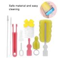 5Pcs Baby Bottle Brush Set - BPA-Free, Soft Bristles for Safe and Effective Cleaning of Baby Bottles, Nipples, and Sippy Cups, Durable, Dishwasher Safe, and Gentle for Newborns. 
