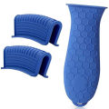 Silicone Hot Handle Holder for Cast Iron, 3 Pack Pot Handle Sleeve Non Slip Rubber Cover Set for Skillet Frying Pan. 