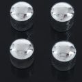 Metal Guitar Dome Knob Control-20x Guitar Dome Knob Control for Fender Tele-Silver. 