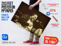 Nusrat Fateh Ali Khan 24x36 Inches Poster on Synthetic PP (Polypropylene) Un-tearable, Fully Eco-Friendly, Water Resistant Paper with Konica Minolta Digital Printing (Unframed). 