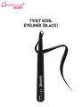 Glamorous Face Twist Eyeconic Kohl Eyeliner Pencil, Waterproof, Long Wearing, Eyeliner Pencil Makeup, Deep Black.. 
