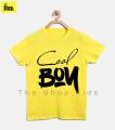 The Shop - Yellow Grey & Red COOL T-Shirts For Kids - YG-R3C. 