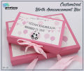 Customized Birth Announcement Boxes BA-G-84 1000 Gram| Pack of 10. 