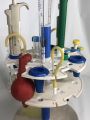 Micropipette Stand Revolving, Rotary Pipette Stand, Pipette Stand Revolving with ESR. 