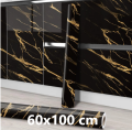 Marble Sheet - Marble Sheet Sticker - 60cm x 100cm/200Cm Marble Sheet Texture Design PVC Waterproof Self adhesive Wallpaper Sticker sheet Furniture New Skin Kitchen Cabinet Paper Stickers sheet Oilproof Table top Sticker sheet. 