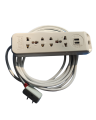 Long-Life USB Extension Lead with lengthy 40/76 Pure Copper Wire, and 2 USB Charging Ports. 