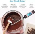 Techmanistan Digital Thermometer with Stainless Steel Sensor Probe, Food Thermometer, Digital Food Thermometer Stainless Steel Long Sensor Probe Temperature Meter. 